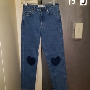 Other Stories Heart Jeans Final Sale 